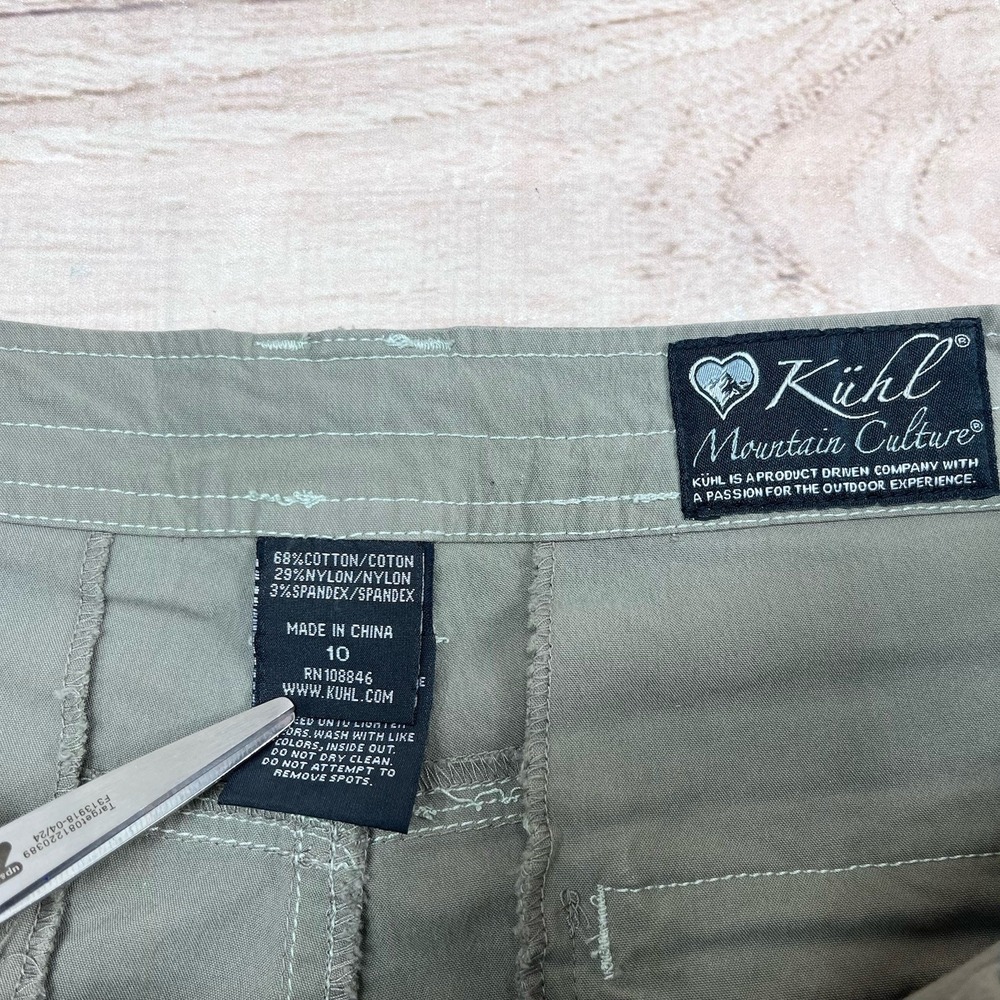 Kuhl Women's Size 10 Regular Pine Gray Roll-Up Pant Outdoor Hiking Pants #108846 - Picture 3 of 9
